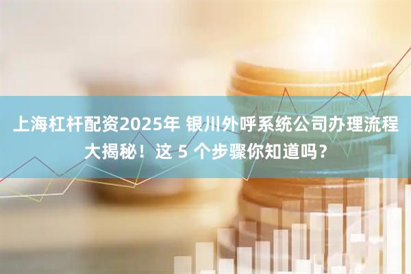 上海杠杆配资2025年 银川外呼系统公司办理流程大揭秘！这 5 个步骤你知道吗？